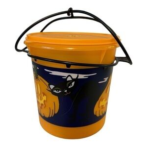 Tupperware Vintage 5qt. Halloween Bucket w/Lid & Handle